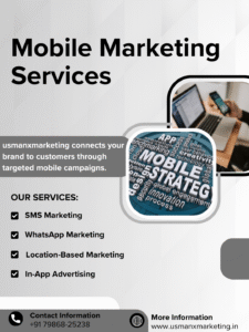 Use usmanxmarketing's effective mobile marketing techniques to expand your company.